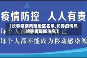 【长春疫情风险地区名单,长春疫情风险等级最新消息】