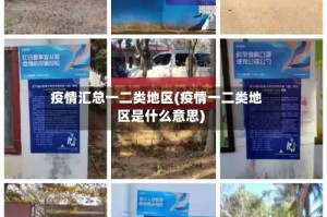 疫情汇总一二类地区(疫情一二类地区是什么意思)