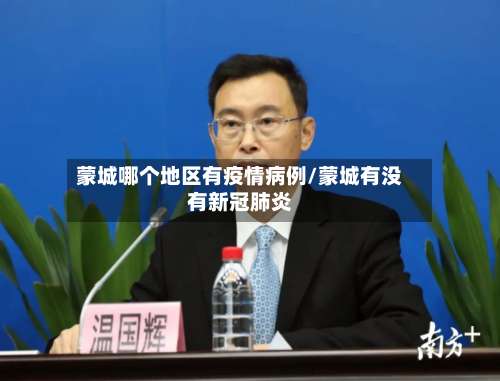 蒙城哪个地区有疫情病例/蒙城有没有新冠肺炎-第2张图片